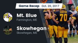 Recap: Mt. Blue  vs. Skowhegan  2017