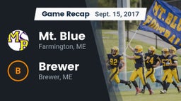 Recap: Mt. Blue  vs. Brewer  2017
