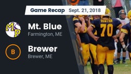 Recap: Mt. Blue  vs. Brewer  2018