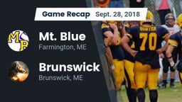 Recap: Mt. Blue  vs. Brunswick  2018