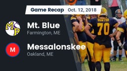 Recap: Mt. Blue  vs. Messalonskee  2018