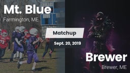 Matchup: Mt. Blue  vs. Brewer  2019