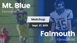Matchup: Mt. Blue  vs. Falmouth  2019