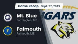 Recap: Mt. Blue  vs. Falmouth  2019
