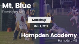 Matchup: Mt. Blue  vs. Hampden Academy 2019