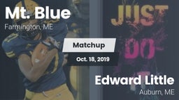 Matchup: Mt. Blue  vs. Edward Little  2019