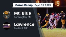 Recap: Mt. Blue  vs. Lawrence  2023