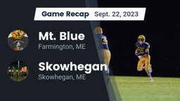 Recap: Mt. Blue  vs. Skowhegan  2023