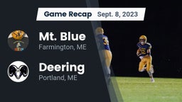 Recap: Mt. Blue  vs. Deering  2023