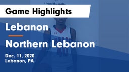 Lebanon  vs Northern Lebanon  Game Highlights - Dec. 11, 2020
