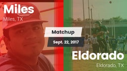 Matchup: Miles  vs. Eldorado  2017