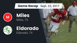 Recap: Miles  vs. Eldorado  2017