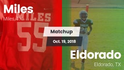 Matchup: Miles  vs. Eldorado  2018