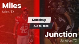 Matchup: Miles  vs. Junction  2020