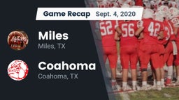 Recap: Miles  vs. Coahoma  2020