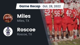 Recap: Miles  vs. Roscoe  2022
