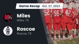 Recap: Miles  vs. Roscoe  2023