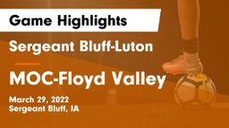 Sergeant Bluff-Luton  vs MOC-Floyd Valley  Game Highlights - March 29, 2022