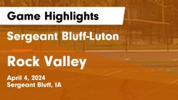 Sergeant Bluff-Luton  vs Rock Valley  Game Highlights - April 4, 2024