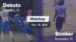 Matchup: Desoto  vs. Booker  2016