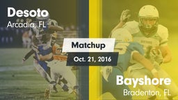 Matchup: Desoto  vs. Bayshore  2016