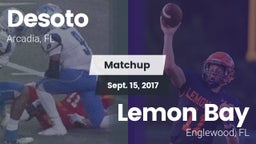 Matchup: Desoto  vs. Lemon Bay  2017