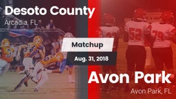 Matchup: Desoto  vs. Avon Park  2018