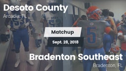 Matchup: Desoto  vs. Bradenton Southeast 2018