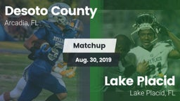 Matchup: Desoto  vs. Lake Placid  2019