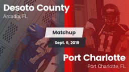 Matchup: Desoto  vs. Port Charlotte  2019