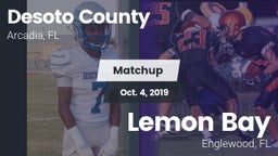 Matchup: Desoto  vs. Lemon Bay  2019