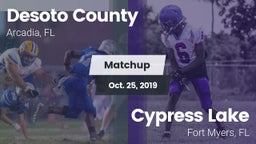 Matchup: Desoto  vs. Cypress Lake  2019