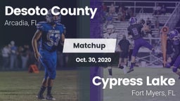 Matchup: Desoto  vs. Cypress Lake  2020