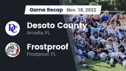 Recap: Desoto County  vs. Frostproof  2022