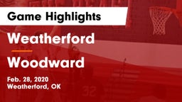 Weatherford  vs Woodward  Game Highlights - Feb. 28, 2020