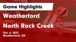 Weatherford  vs North Rock Creek Game Highlights - Oct. 6, 2022