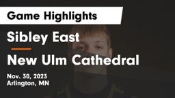 Sibley East  vs New Ulm Cathedral  Game Highlights - Nov. 30, 2023