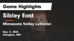 Sibley East  vs Minnesota Valley Lutheran  Game Highlights - Dec. 5, 2023