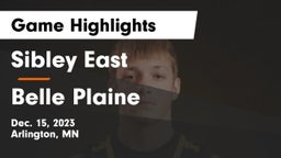 Sibley East  vs Belle Plaine  Game Highlights - Dec. 15, 2023