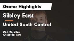 Sibley East  vs United South Central  Game Highlights - Dec. 28, 2023