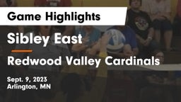 Sibley East  vs Redwood Valley Cardinals Game Highlights - Sept. 9, 2023