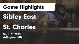 Sibley East  vs St. Charles  Game Highlights - Sept. 9, 2023