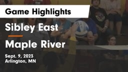 Sibley East  vs Maple River  Game Highlights - Sept. 9, 2023