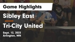 Sibley East  vs Tri-City United  Game Highlights - Sept. 12, 2023