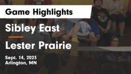 Sibley East  vs Lester Prairie  Game Highlights - Sept. 14, 2023