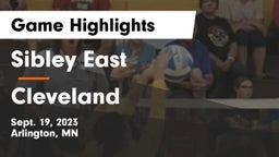 Sibley East  vs Cleveland  Game Highlights - Sept. 19, 2023