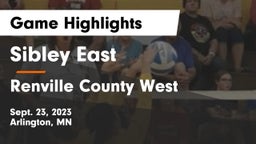 Sibley East  vs Renville County West  Game Highlights - Sept. 23, 2023