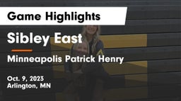 Sibley East  vs Minneapolis Patrick Henry  Game Highlights - Oct. 9, 2023