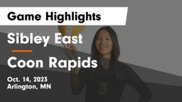 Sibley East  vs Coon Rapids  Game Highlights - Oct. 14, 2023