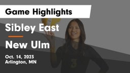 Sibley East  vs New Ulm Game Highlights - Oct. 14, 2023